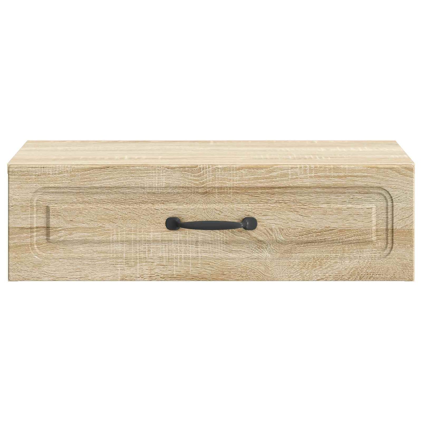 vidaXL Wall-Mounted Side Table Sonoma Oak 59 x 34.5 x 17 cm