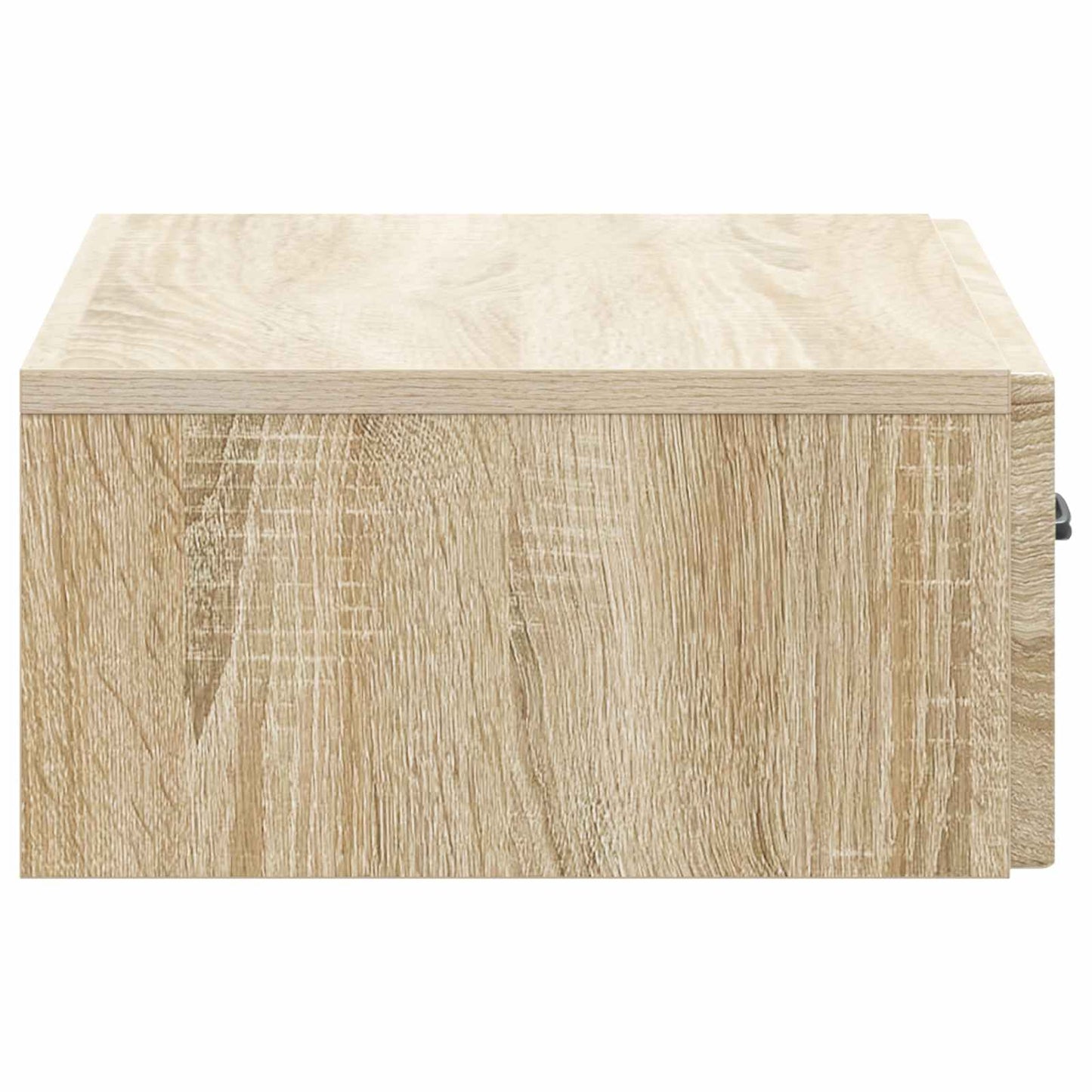 vidaXL Wall-Mounted Side Table Sonoma Oak 59 x 34.5 x 17 cm
