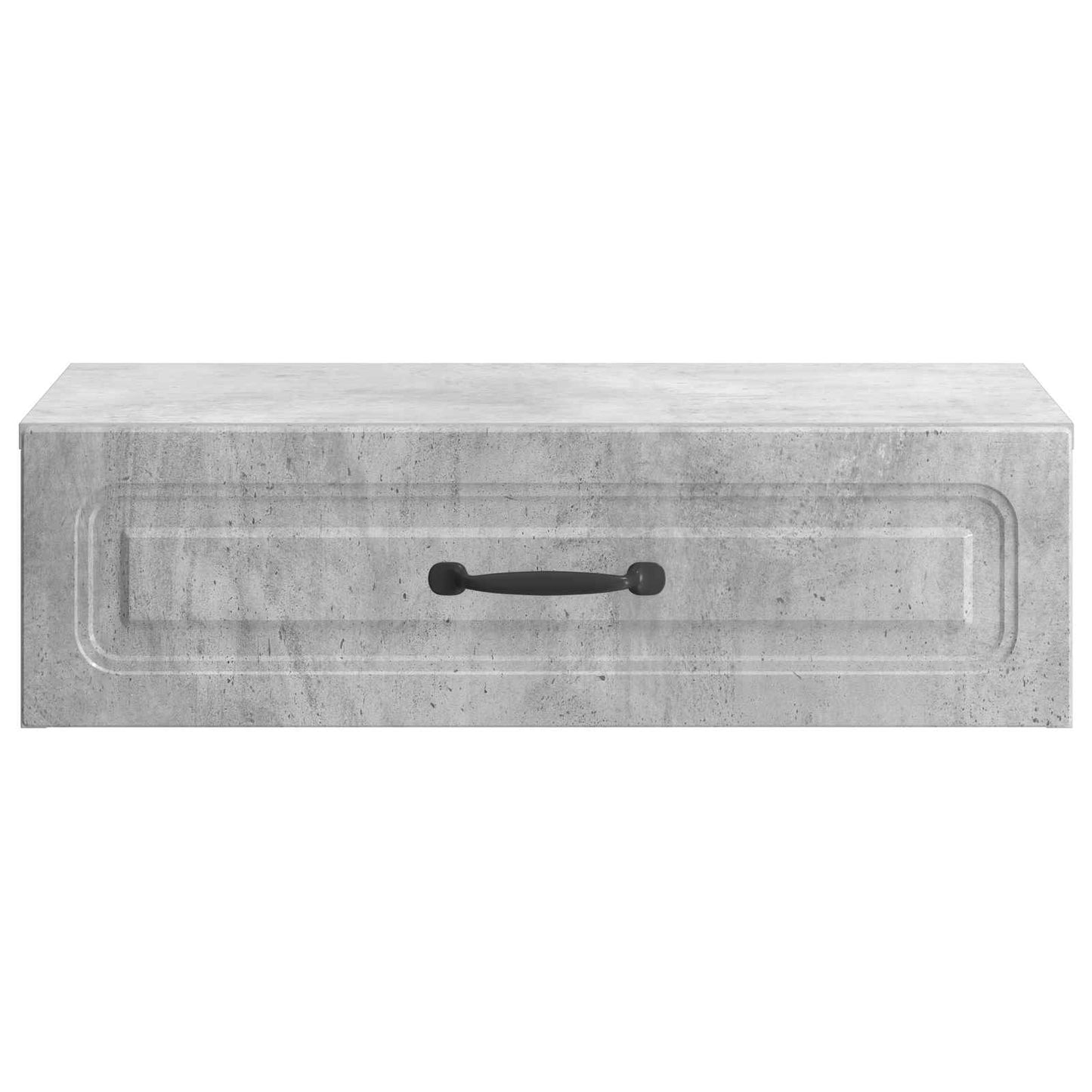 vidaXL Wall-Mounted Side Table Concrete Grey 59 x 34.5 x 17 cm