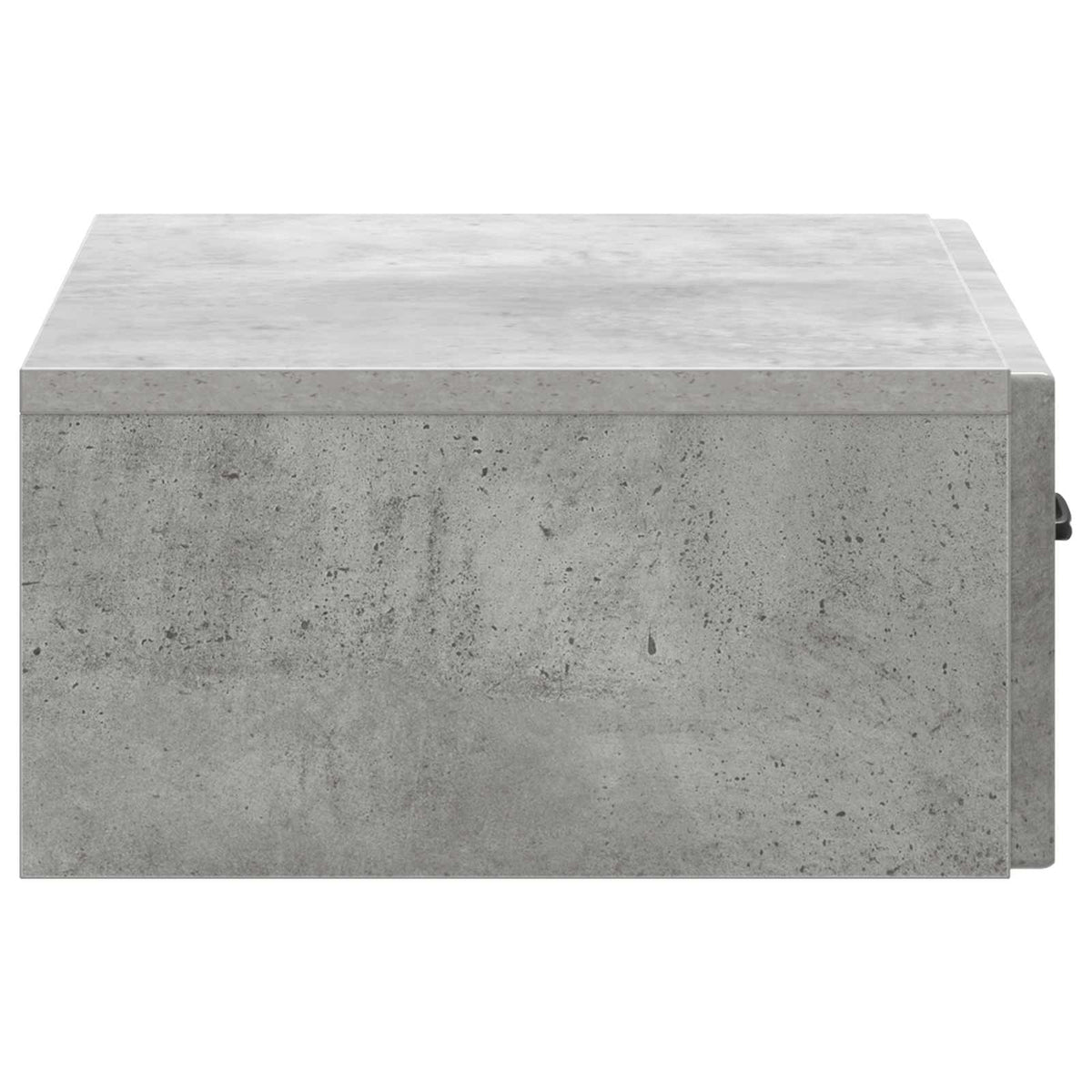 vidaXL Wall-Mounted Side Table Concrete Grey 59 x 34.5 x 17 cm