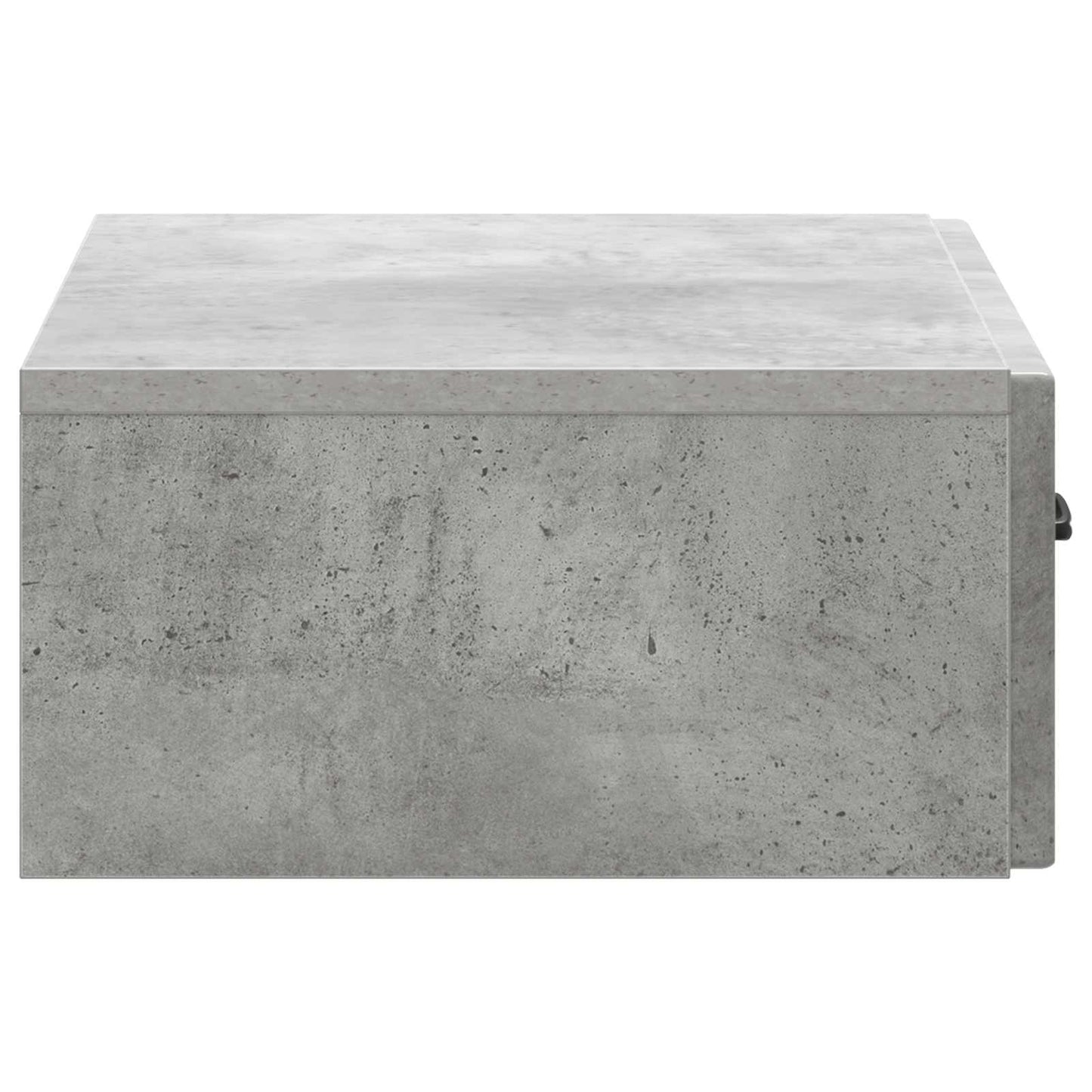 vidaXL Wall-Mounted Side Table Concrete Grey 59 x 34.5 x 17 cm