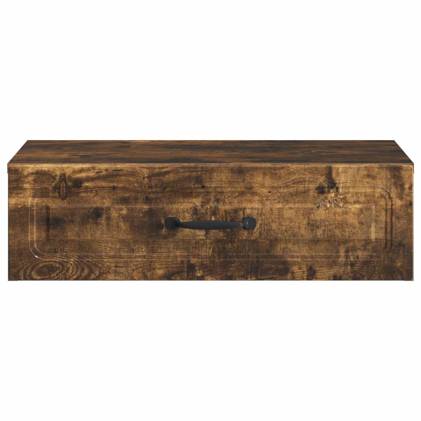 vidaXL Wall-Mounted Side Table Smoked Oak 59 x 34.5 x 17 cm
