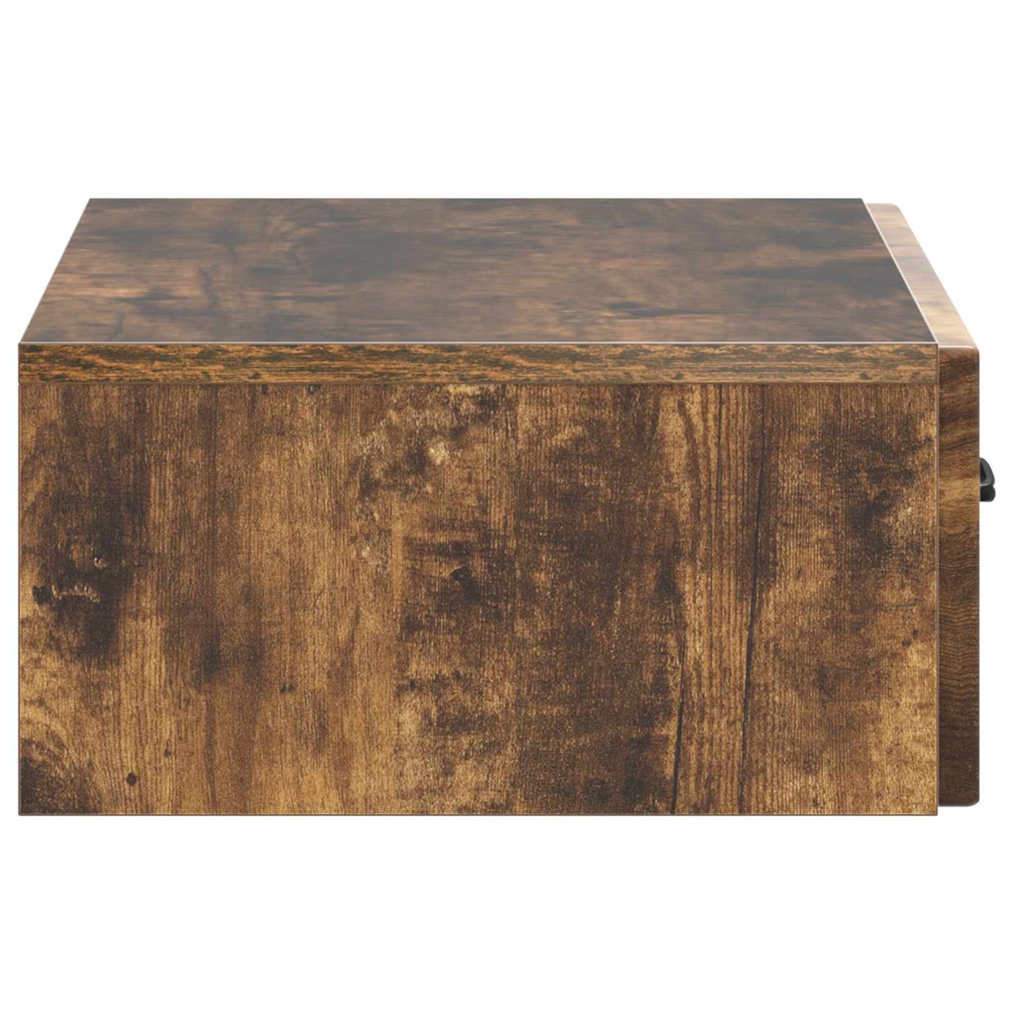 vidaXL Wall-Mounted Side Table Smoked Oak 59 x 34.5 x 17 cm