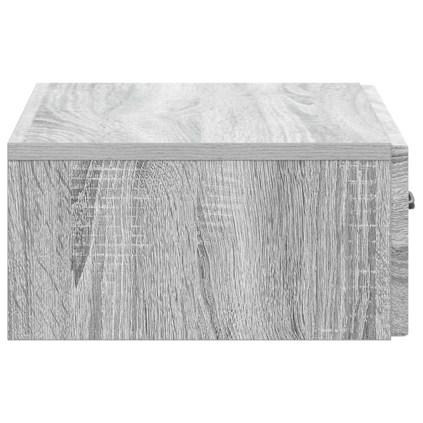 vidaXL Wall-Mounted Side Table Grey Sonoma 59 x 34.5 x 17 cm