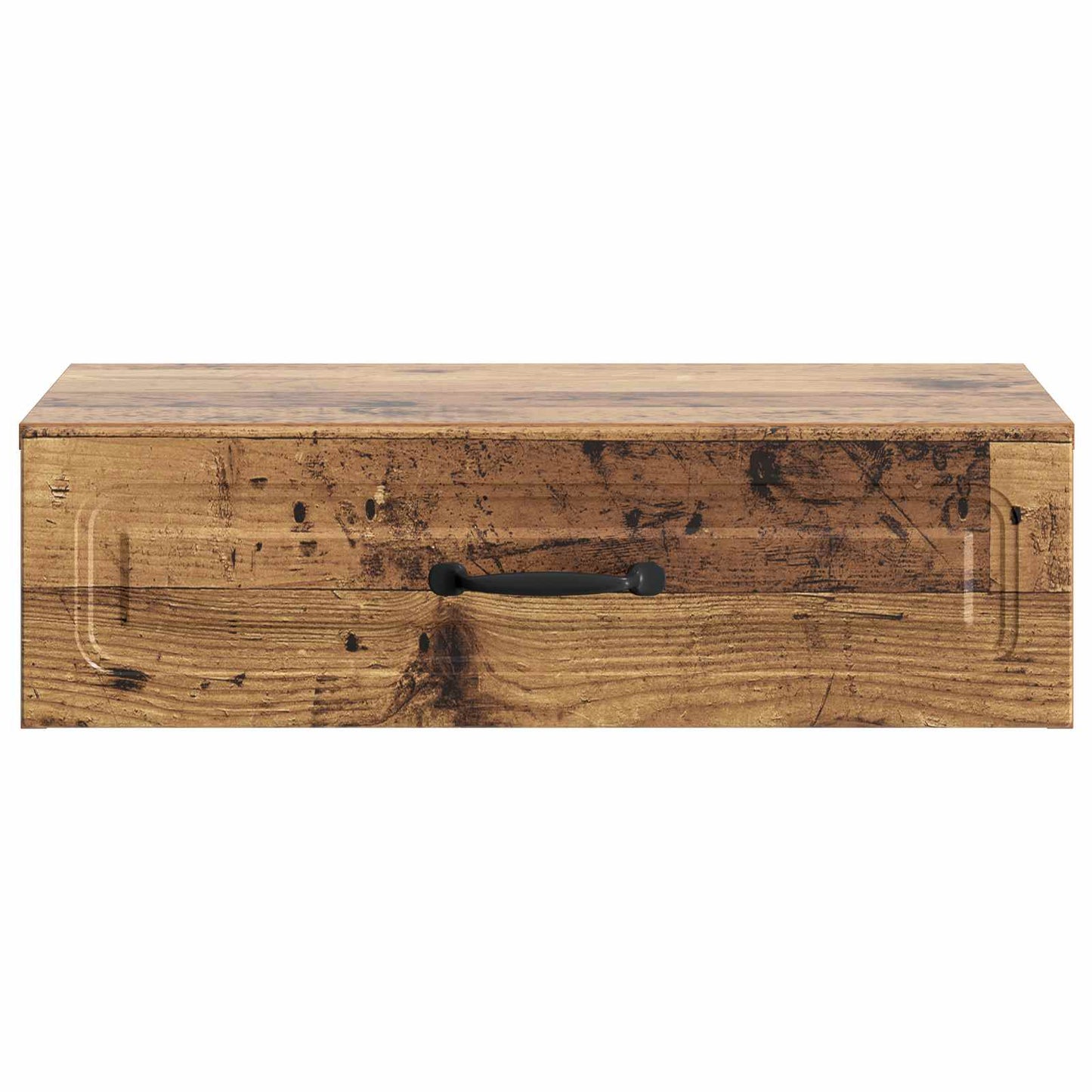 vidaXL Wall-Mounted Side Table Wall-mounted Old Wood 59 x 34.5 x 17 cm