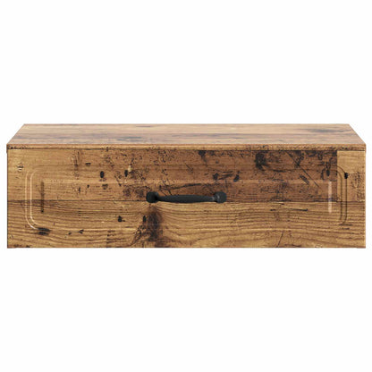 vidaXL Wall-Mounted Side Table Wall-mounted Old Wood 59 x 34.5 x 17 cm
