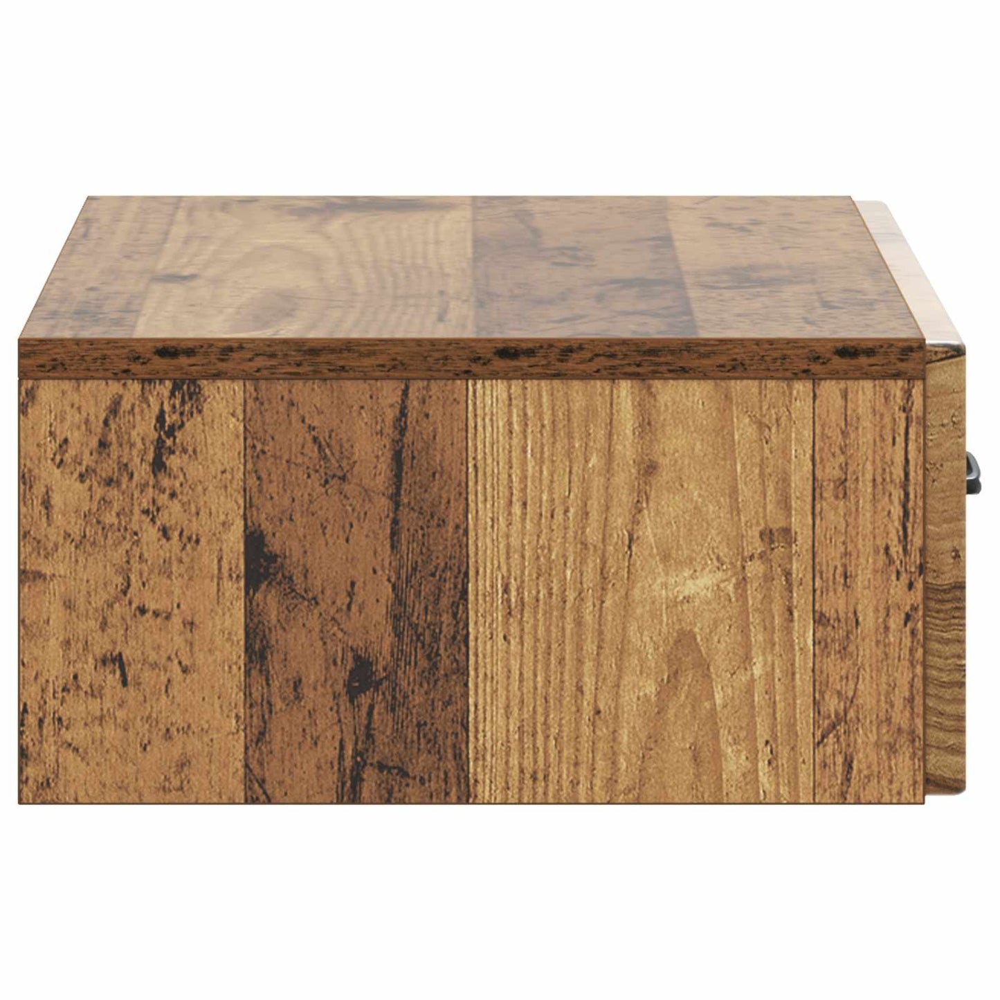 vidaXL Wall-Mounted Side Table Wall-mounted Old Wood 59 x 34.5 x 17 cm