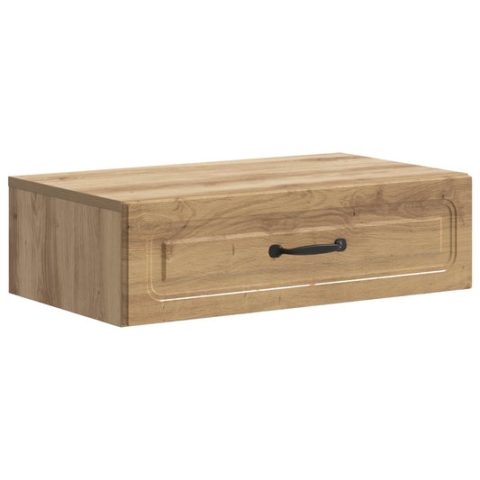vidaXL Wall-Mounted Side Table 59 x 34.5 x 17 cm Engineered Wood