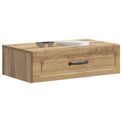 vidaXL Wall-Mounted Side Table 59 x 34.5 x 17 cm Engineered Wood