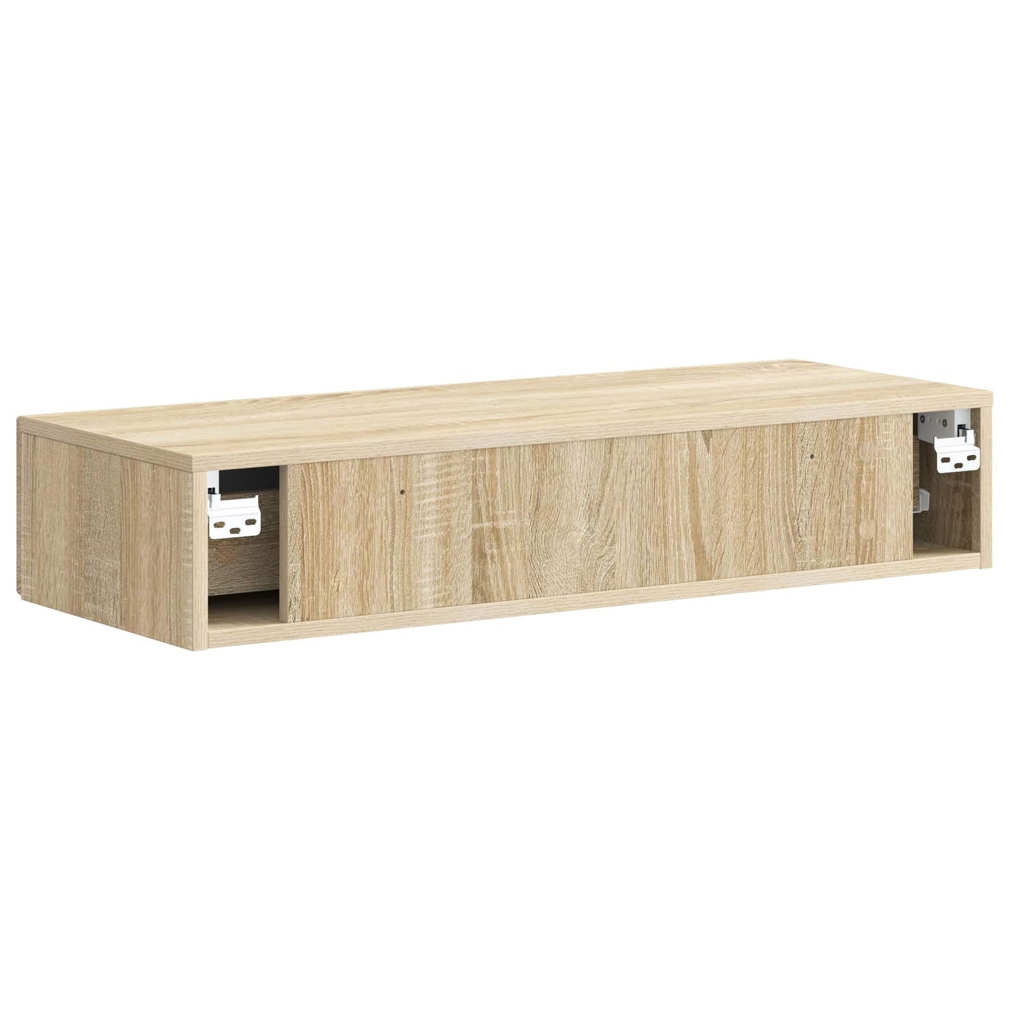 vidaXL Wall-Mounted Side Table Sonoma Oak 87.5 x 34.5 x 17 cm
