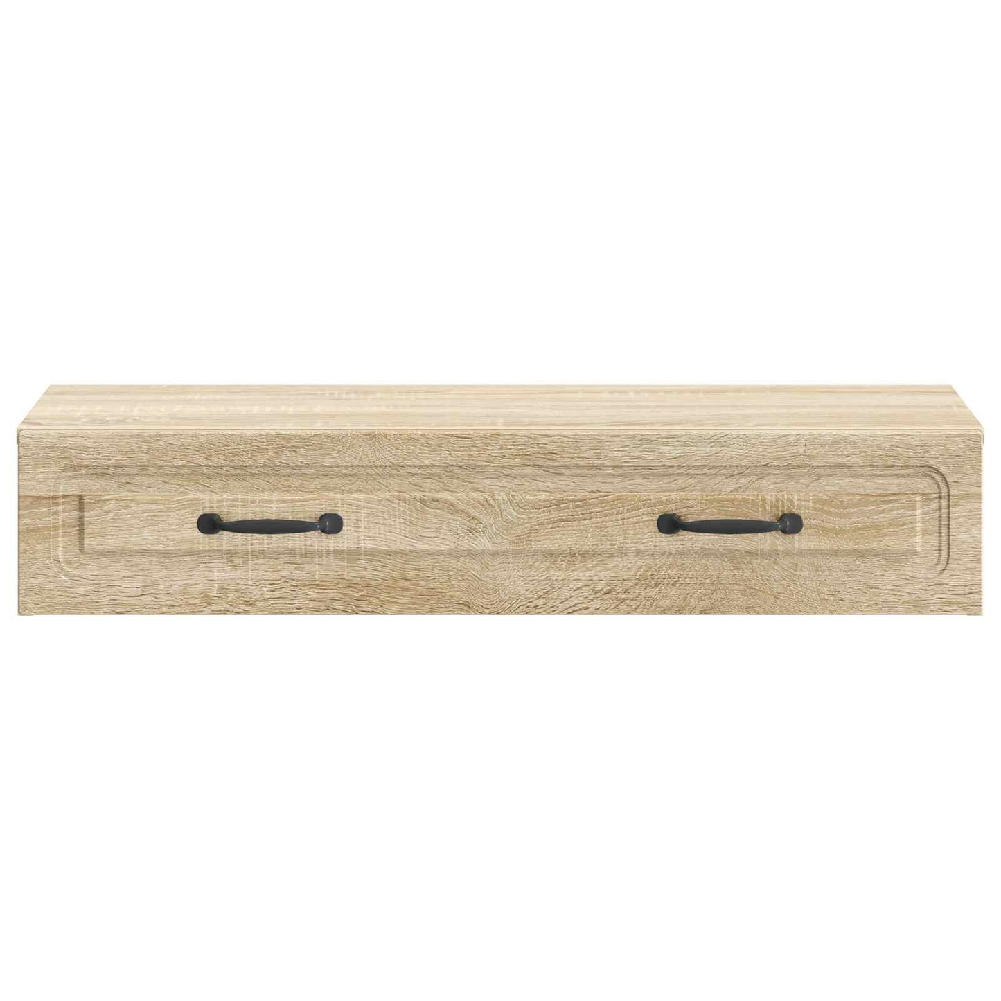 vidaXL Wall-Mounted Side Table Sonoma Oak 87.5 x 34.5 x 17 cm