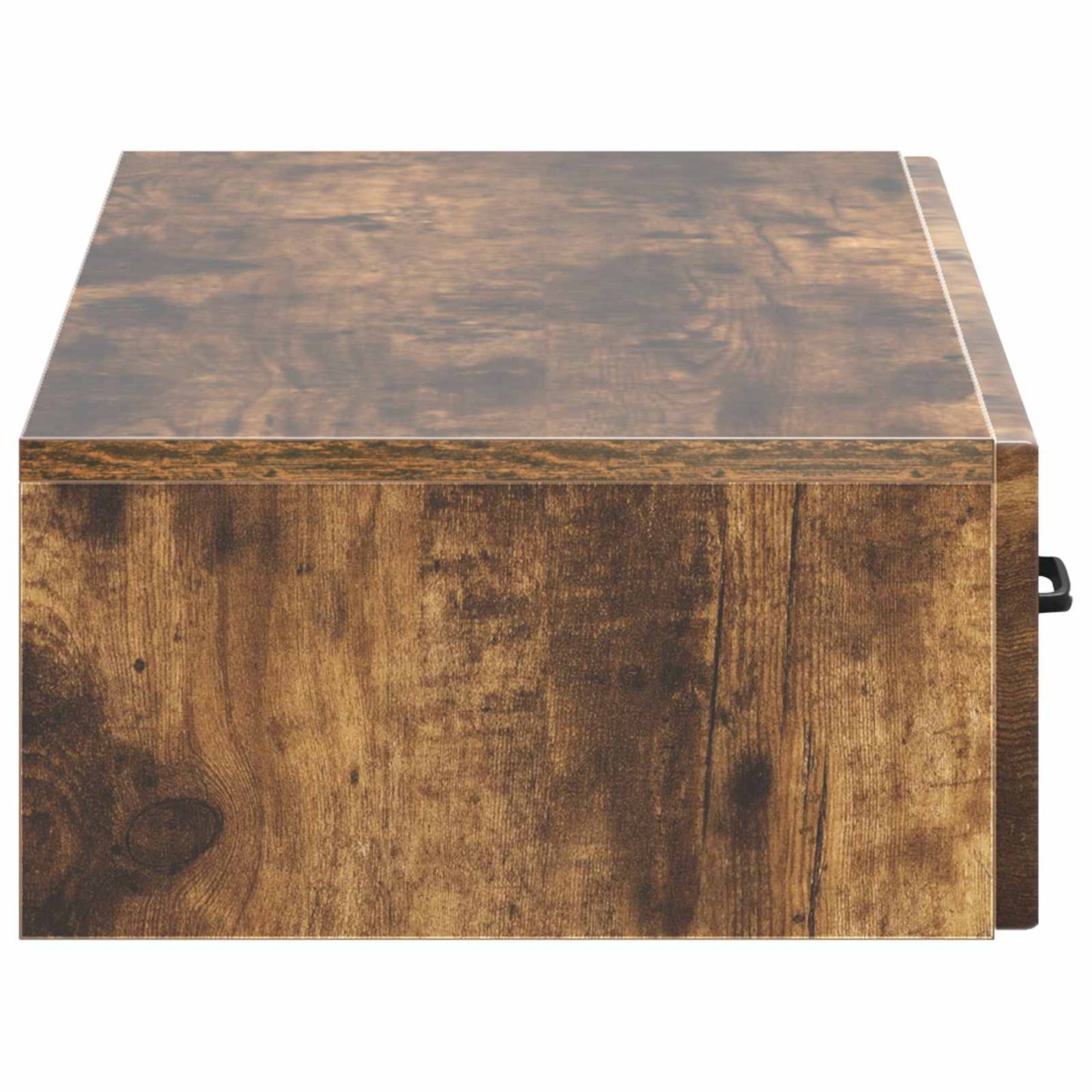 vidaXL Wall-Mounted Side Table Smoked Oak 87.5 x 34.5 x 17 cm