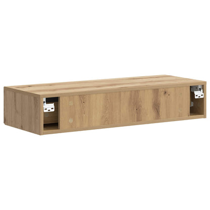 vidaXL Wall-Mounted Side Table 87.5 x 34.5 x 17 cm Engineered Wood