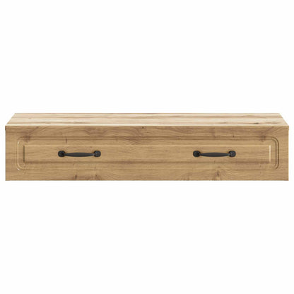 vidaXL Wall-Mounted Side Table 87.5 x 34.5 x 17 cm Engineered Wood