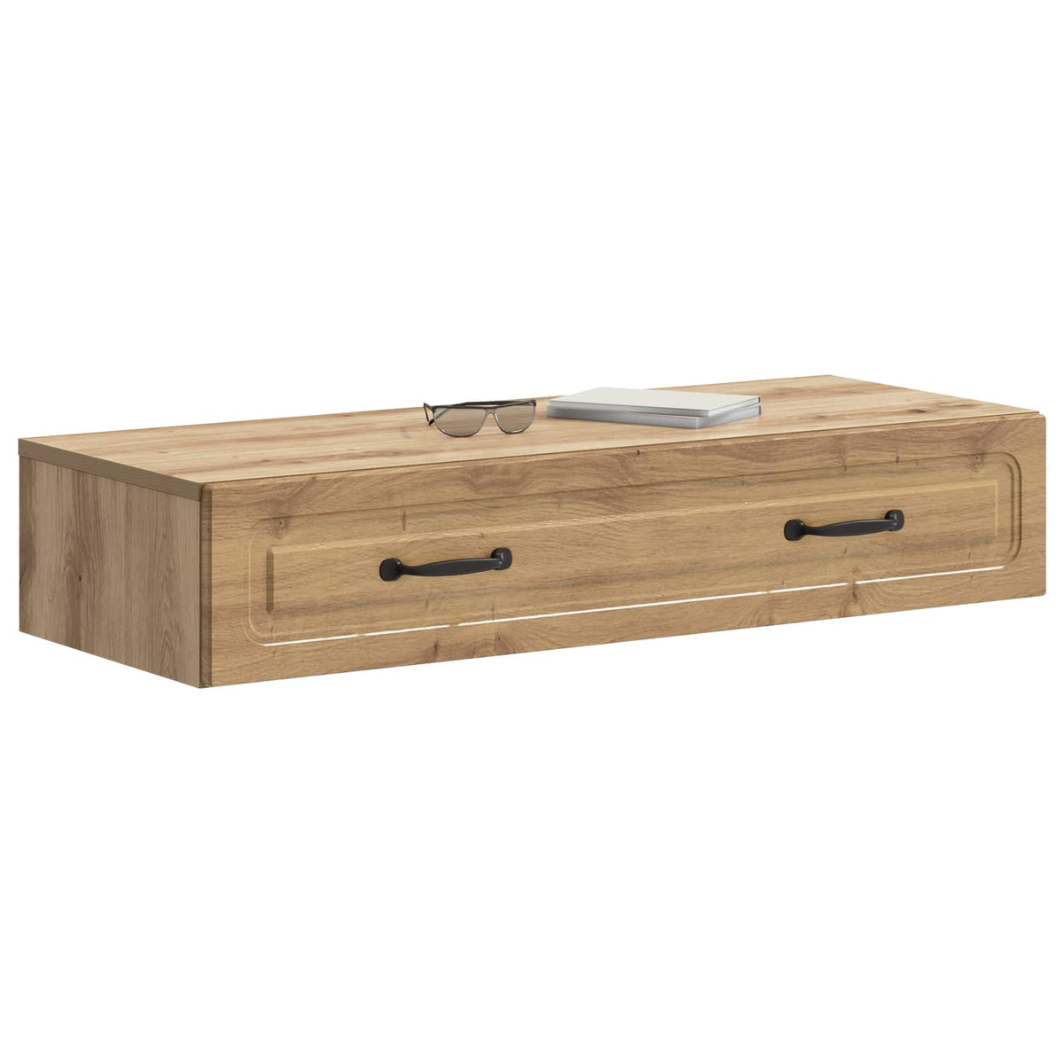 vidaXL Wall-Mounted Side Table 87.5 x 34.5 x 17 cm Engineered Wood