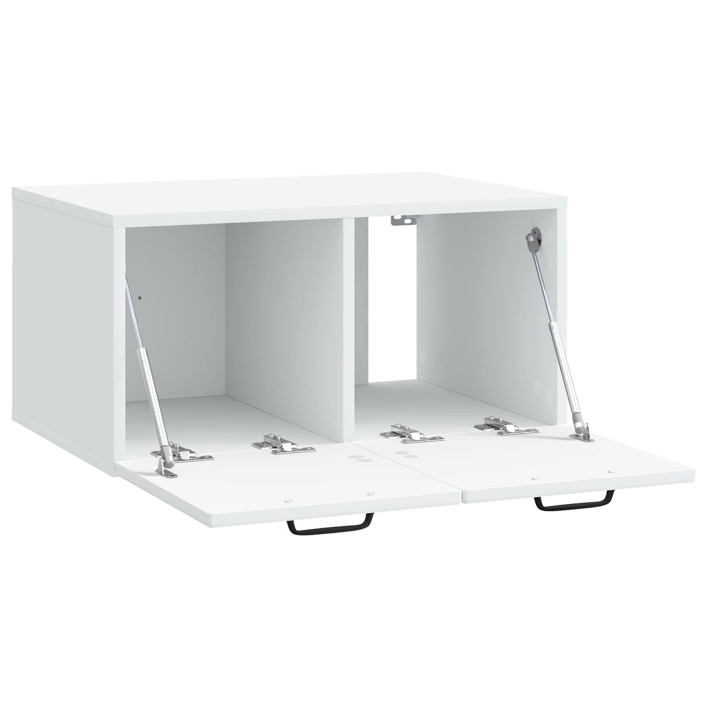 vidaXL Wall-Mounted TV Cabinet White 59.5 x 41 x 30 cm Engineered Wood