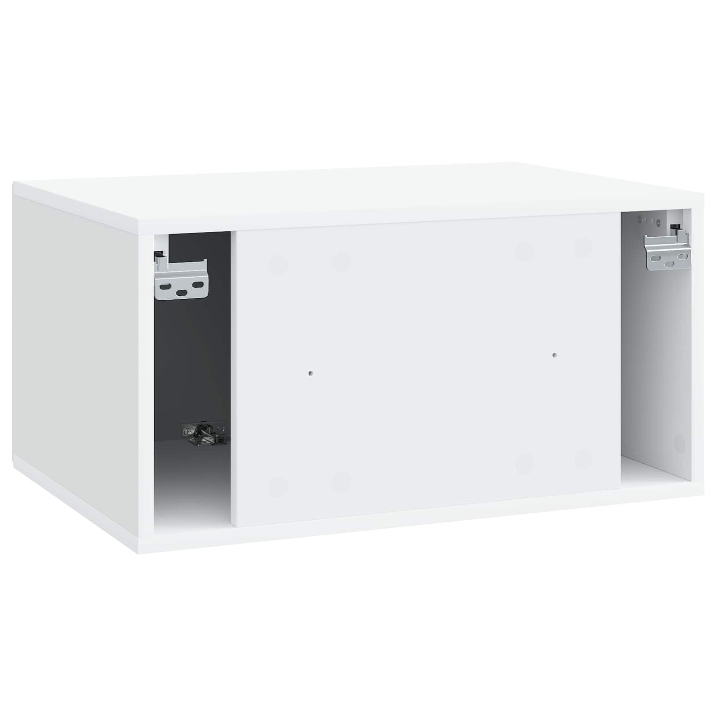 vidaXL Wall-Mounted TV Cabinet White 59.5 x 41 x 30 cm Engineered Wood