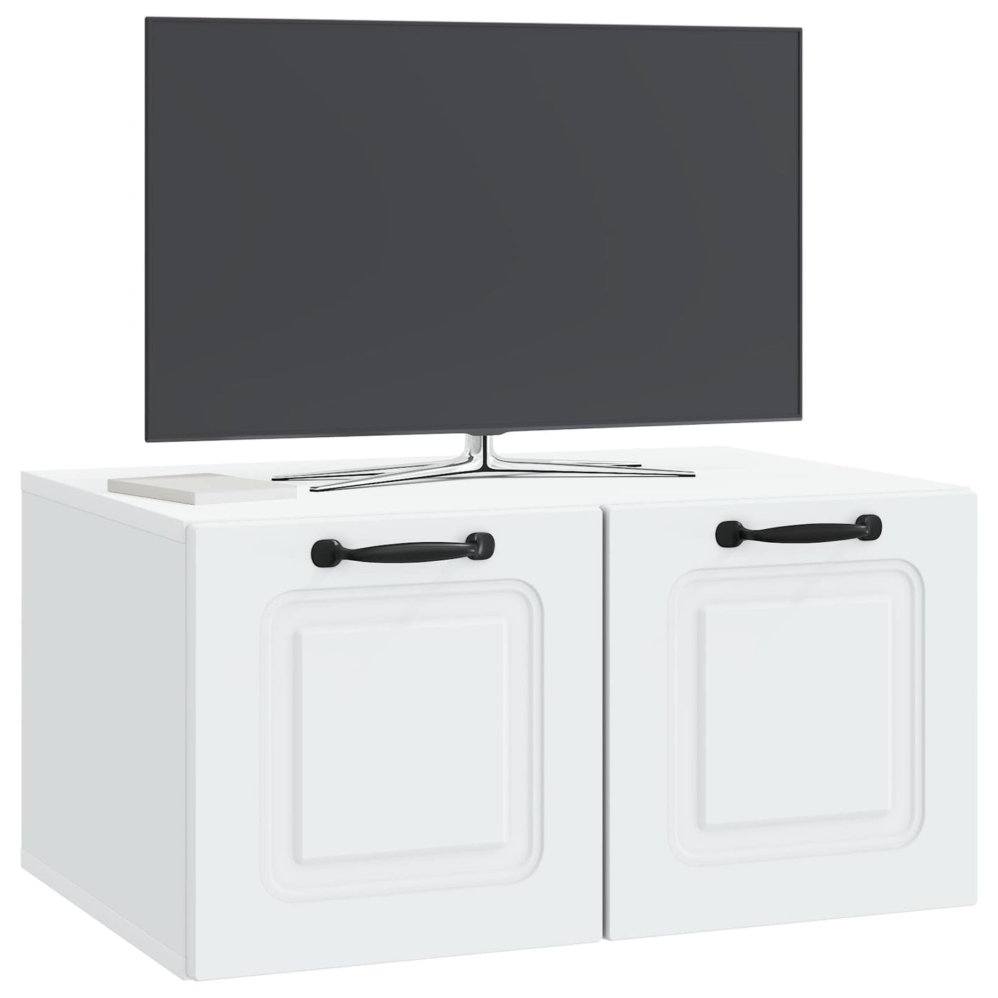 vidaXL Wall-Mounted TV Cabinet White 59.5 x 41 x 30 cm Engineered Wood
