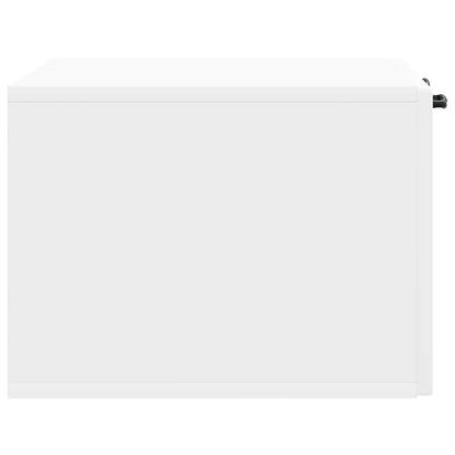 vidaXL Wall-Mounted TV Cabinet White 59.5 x 41 x 30 cm Engineered Wood