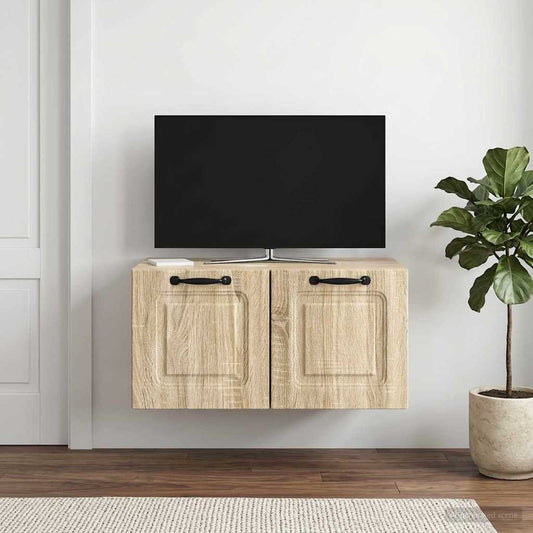 vidaXL Wall-Mounted TV Cabinet Sonoma Oak 59.5 x 41 x 30 cm
