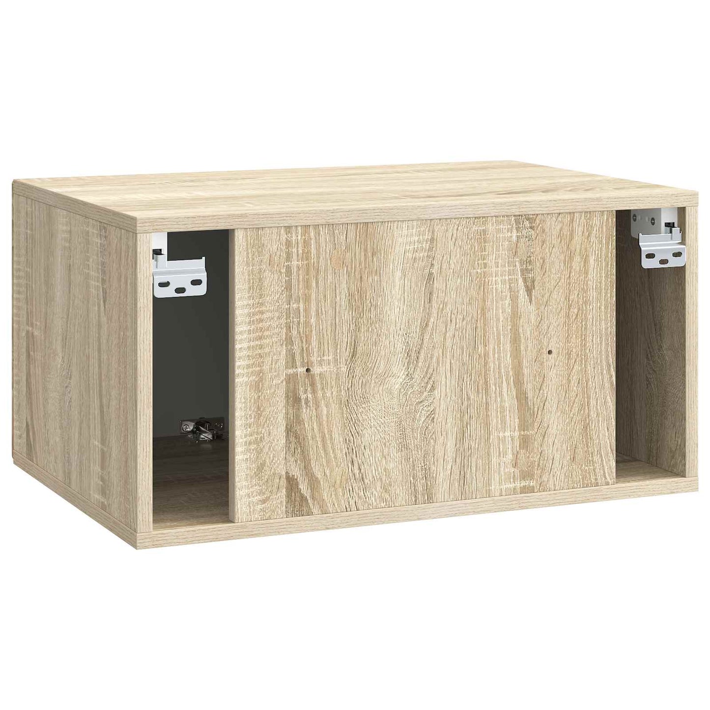 vidaXL Wall-Mounted TV Cabinet Sonoma Oak 59.5 x 41 x 30 cm
