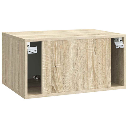 vidaXL Wall-Mounted TV Cabinet Sonoma Oak 59.5 x 41 x 30 cm