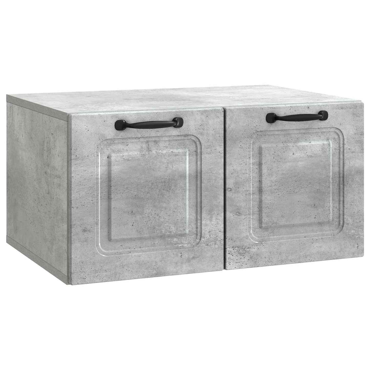 vidaXL Wall-Mounted TV Cabinet Concrete Grey 59.5 x 41 x 30 cm