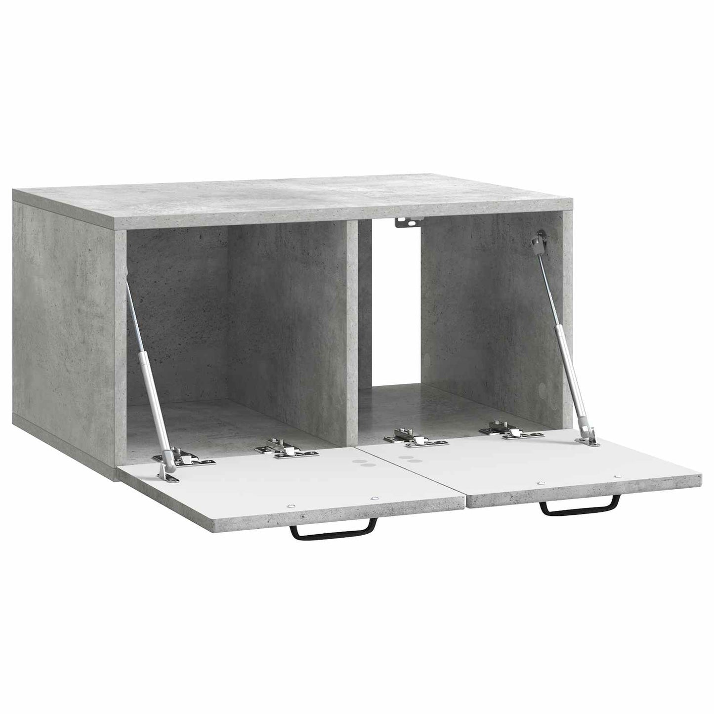 vidaXL Wall-Mounted TV Cabinet Concrete Grey 59.5 x 41 x 30 cm