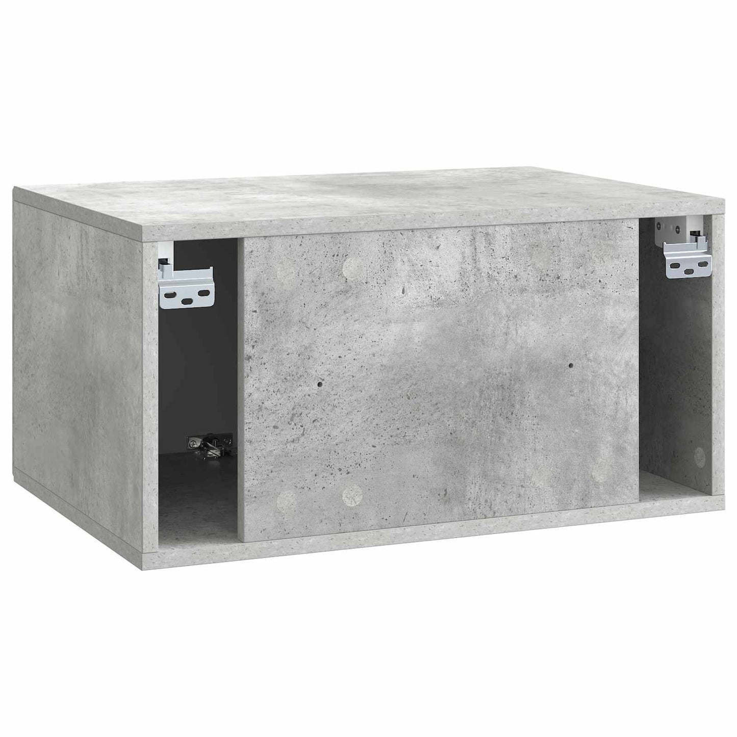vidaXL Wall-Mounted TV Cabinet Concrete Grey 59.5 x 41 x 30 cm