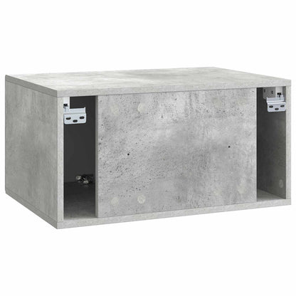 vidaXL Wall-Mounted TV Cabinet Concrete Grey 59.5 x 41 x 30 cm