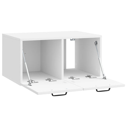 vidaXL Wall-Mounted TV Cabinet High Gloss White 59.5 x 41 x 30 cm