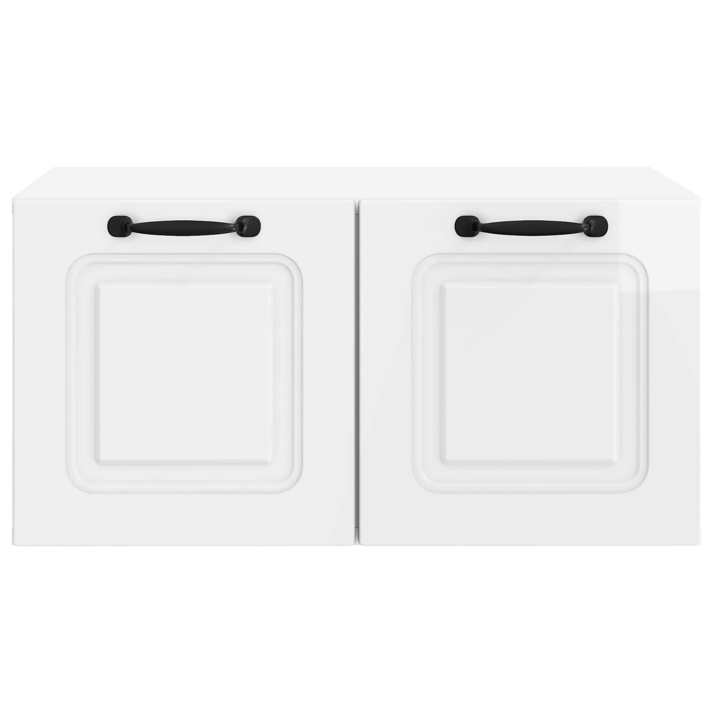 vidaXL Wall-Mounted TV Cabinet High Gloss White 59.5 x 41 x 30 cm