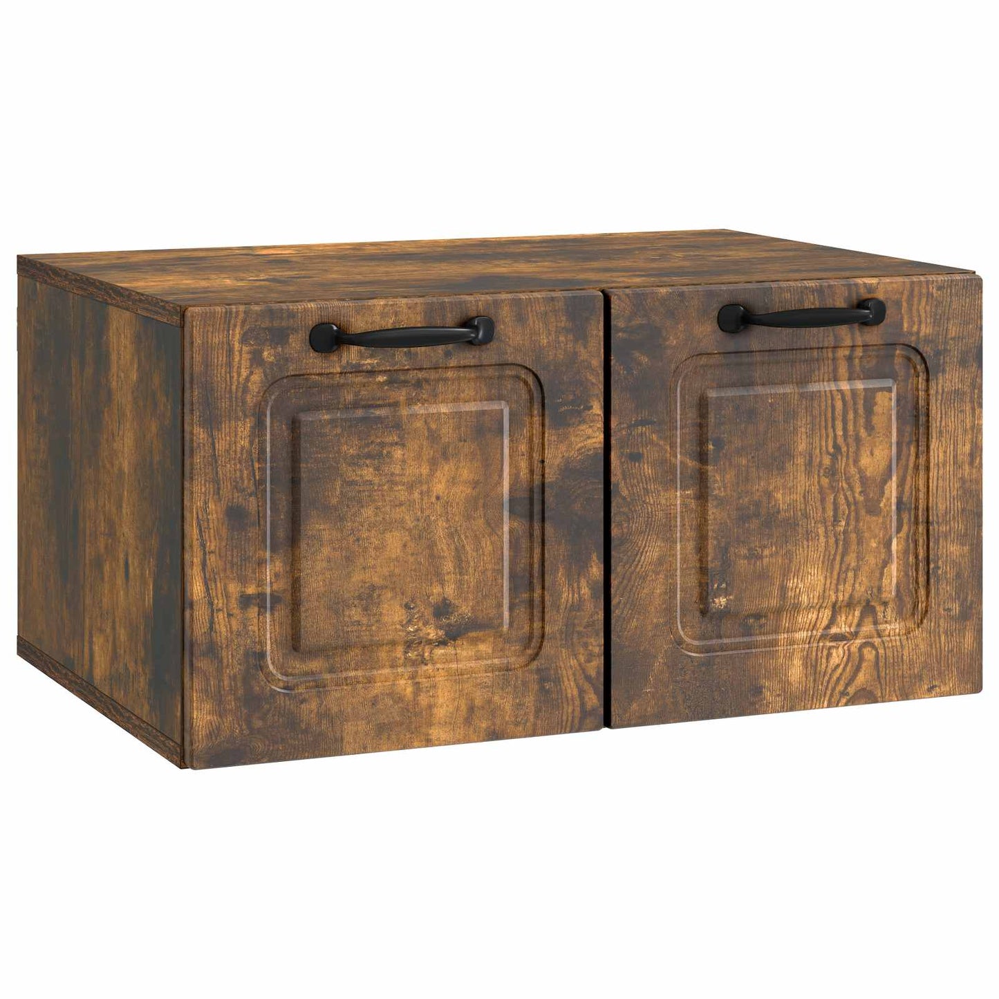 vidaXL Wall-Mounted TV Cabinet Smoked Oak 59.5 x 41 x 30 cm