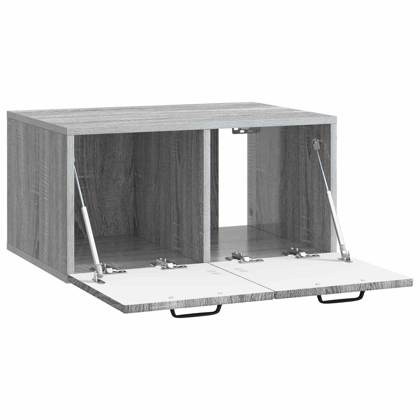 vidaXL Wall-Mounted TV Cabinet Grey Sonoma 59.5 x 41 x 30 cm