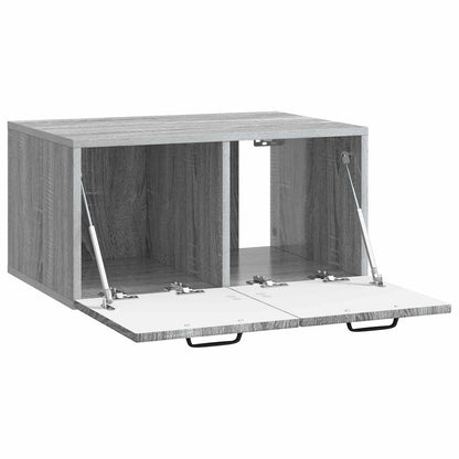 vidaXL Wall-Mounted TV Cabinet Grey Sonoma 59.5 x 41 x 30 cm