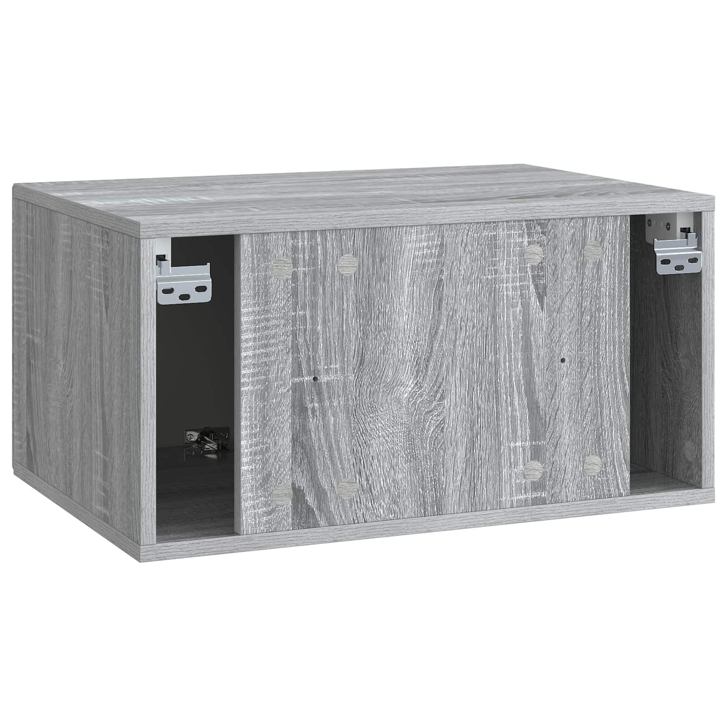 vidaXL Wall-Mounted TV Cabinet Grey Sonoma 59.5 x 41 x 30 cm