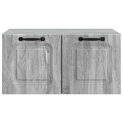 vidaXL Wall-Mounted TV Cabinet Grey Sonoma 59.5 x 41 x 30 cm