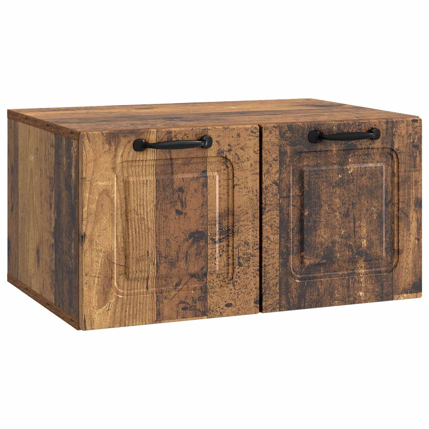 vidaXL Wall-Mounted TV Cabinet Wall-mounted Old Wood 59.5 x 41 x 30 cm
