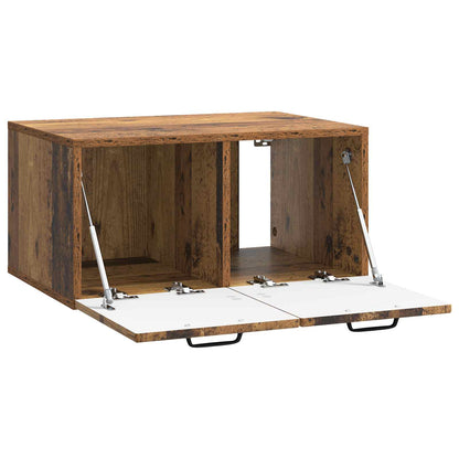 vidaXL Wall-Mounted TV Cabinet Wall-mounted Old Wood 59.5 x 41 x 30 cm