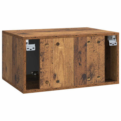 vidaXL Wall-Mounted TV Cabinet Wall-mounted Old Wood 59.5 x 41 x 30 cm