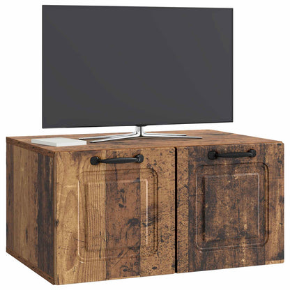 vidaXL Wall-Mounted TV Cabinet Wall-mounted Old Wood 59.5 x 41 x 30 cm