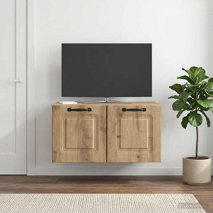 vidaXL Wall-Mounted TV Cabinet 59.5 x 41 x 30 cm Artisan Oak