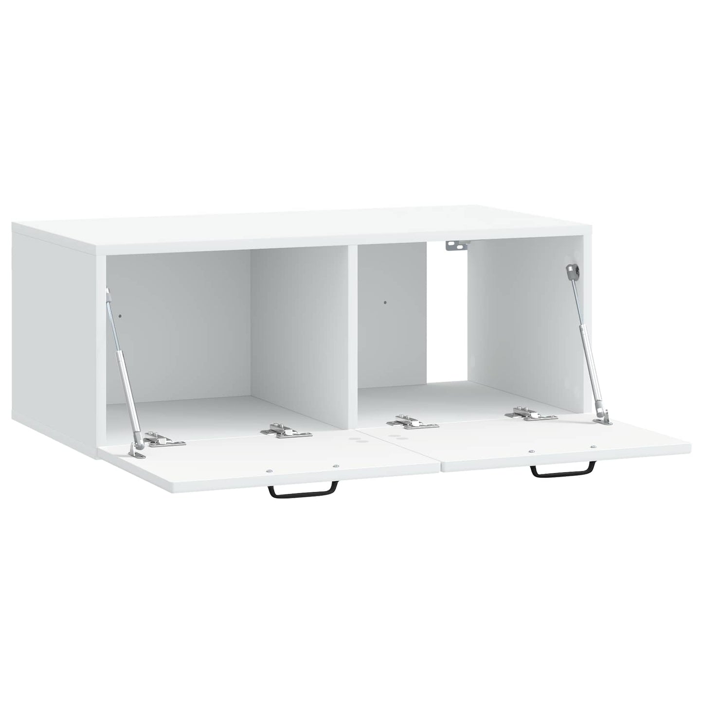 vidaXL Wall-Mounted TV Cabinet White 78.5 x 41 x 30 cm Engineered Wood