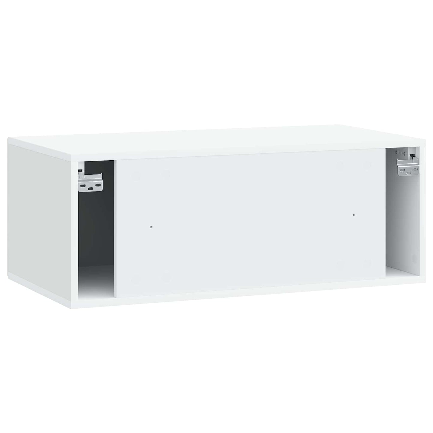 vidaXL Wall-Mounted TV Cabinet White 78.5 x 41 x 30 cm Engineered Wood