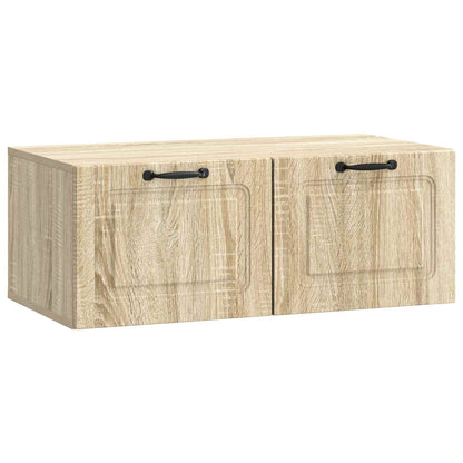 vidaXL Wall-Mounted TV Cabinet Sonoma Oak 78.5 x 41 x 30 cm