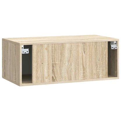vidaXL Wall-Mounted TV Cabinet Sonoma Oak 78.5 x 41 x 30 cm
