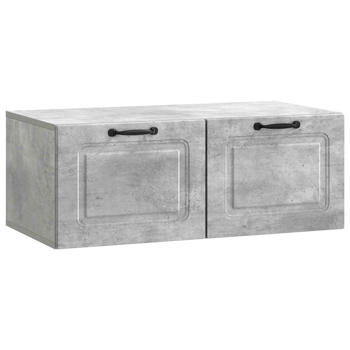 vidaXL Wall-Mounted TV Cabinet Concrete Grey 78.5 x 41 x 30 cm