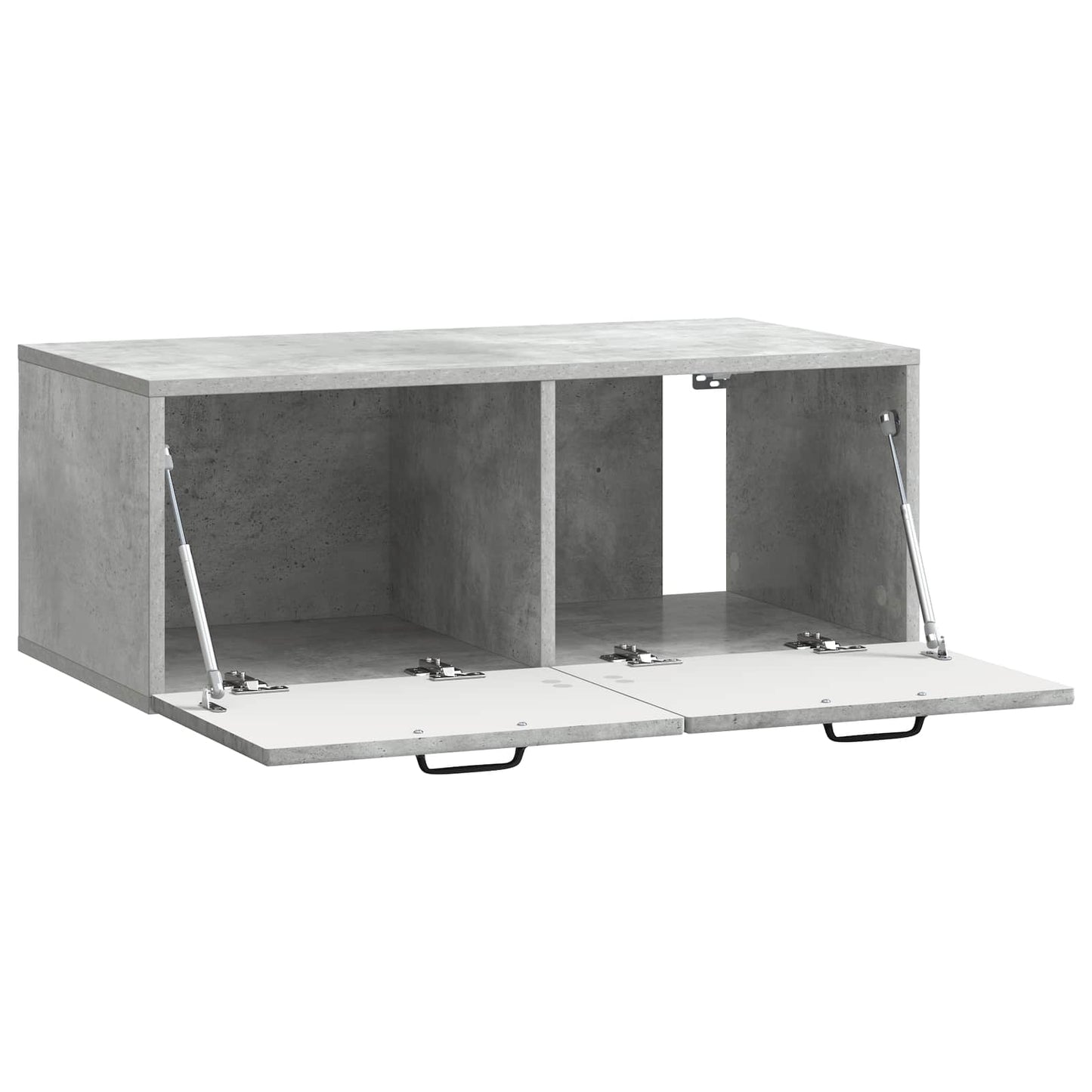 vidaXL Wall-Mounted TV Cabinet Concrete Grey 78.5 x 41 x 30 cm