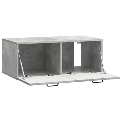vidaXL Wall-Mounted TV Cabinet Concrete Grey 78.5 x 41 x 30 cm