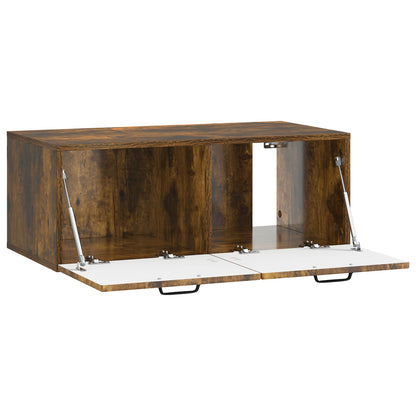 vidaXL Wall-Mounted TV Cabinet Smoked Oak 78.5 x 41 x 30 cm